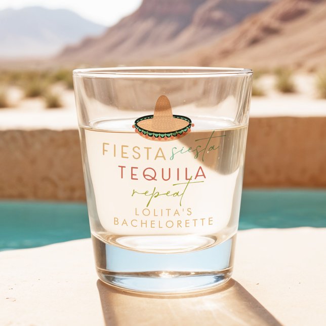 LOLITA Fiesta Siesta Tequila Bachelorette Favor Shot Glass (Creator Uploaded)