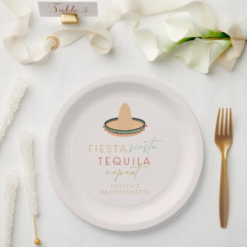 LOLITA Fiesta Siesta Tequila Bachelorette Table Paper Plates