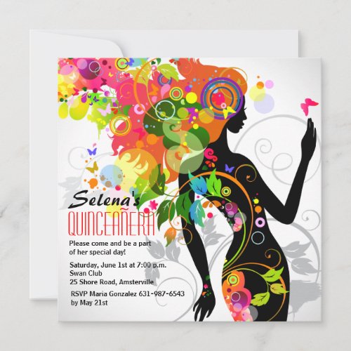 Lolita Quinceanera Invitation