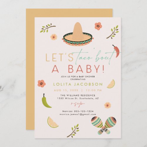 LOLITA Taco Bout A Baby Fiesta Baby Shower