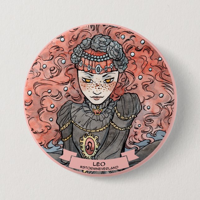 Lolita Zodiac Button (Front)