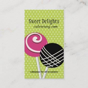 Lolli Cakes Business Cards by colourfuldesigns at Zazzle