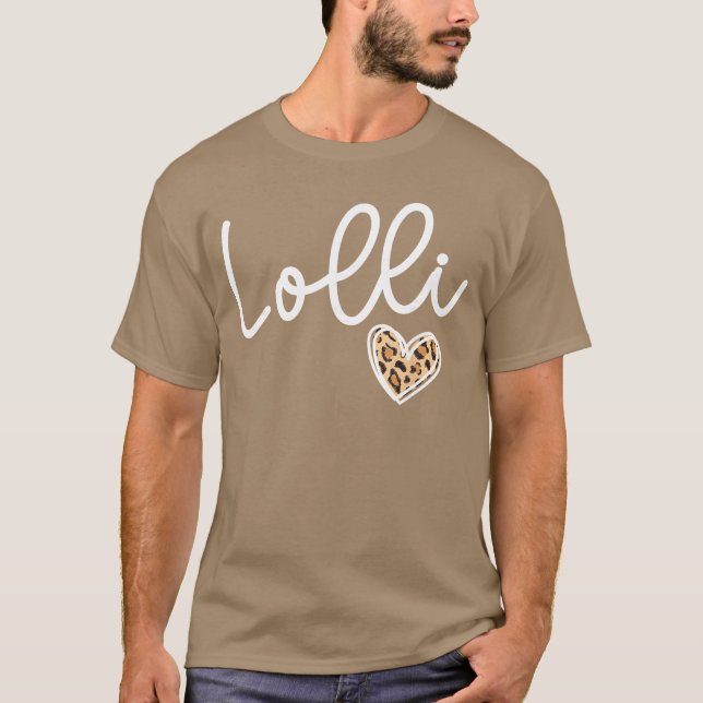 Lolli Heart Lolli Grandma Lolli Grandmother friend T-Shirt (Front)