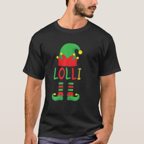 Lolli Lolly Pop Pops Matching Family Christmas Paj T_Shirt