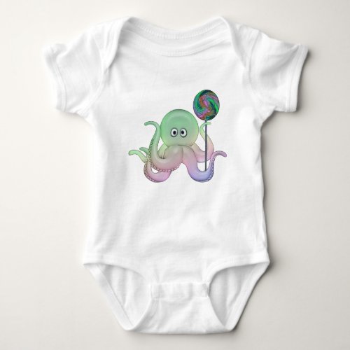 Lolli_pops Octopus for Kids  Baby Tshirt