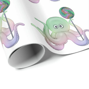 Lolli-pops Octopus Wrapping Paper