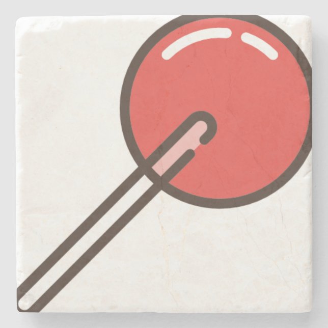 lollipop-1 stone coaster (Front)