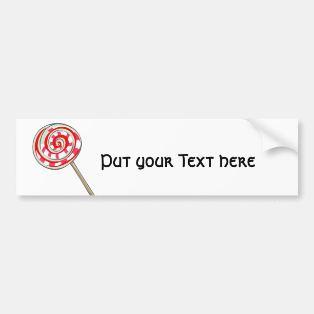 Lollipop Bumper Sticker (Front)