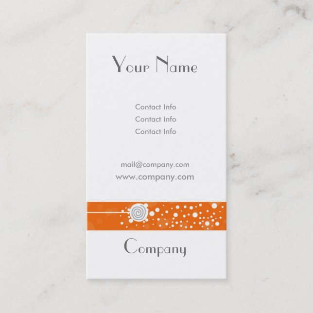 Lollipop Business Card (Front)