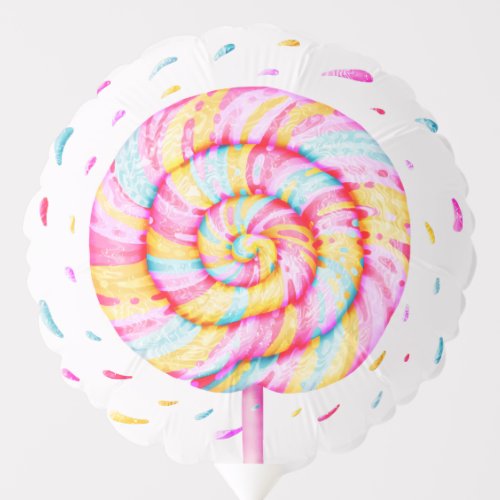 Lollipop Candy Caramel Drops Two Sweet Birthday Balloon