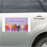 Lollipop Candy, Confectionery Supplies Car Magnet at Zazzle