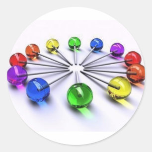 lollipop classic round sticker