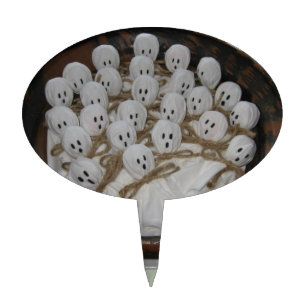 Lollipop Ghosts Cake Topper