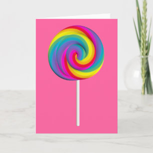 Lollipop Greeting Card