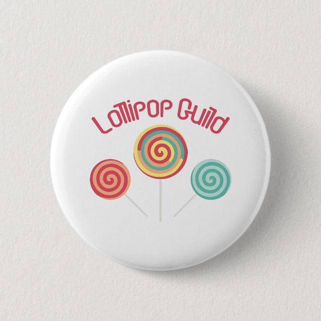 Lollipop Guild Pinback Button (Front)