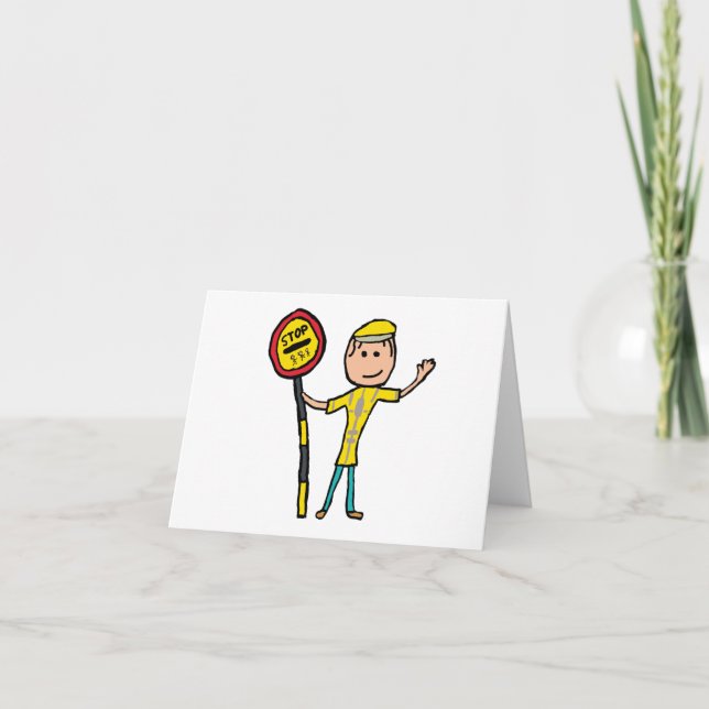 Lollipop Lady Card (Front)