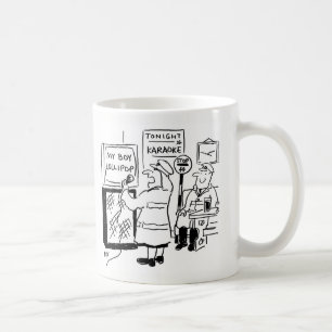 Lollipop Man and Lady enjoying Karaoke Coffee Mug