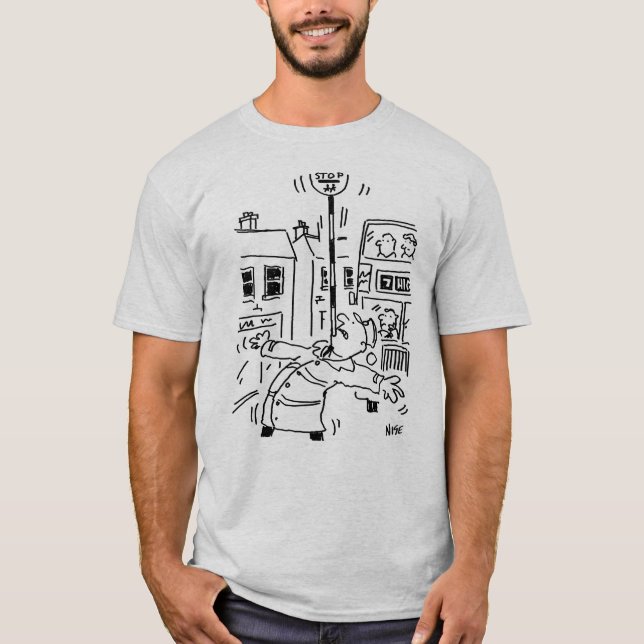 Lollipop Man is Showing Off T-Shirt (Front)