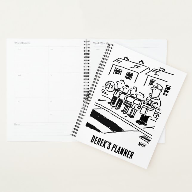 Lollipop Man Uses Lollipop as Restraining Barrier Planner (Display)