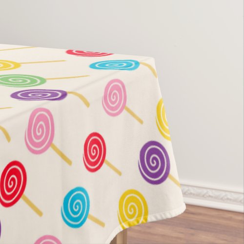 Lollipop pattern tablecloth