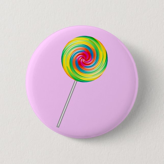 Lollipop Pinback Button (Front)