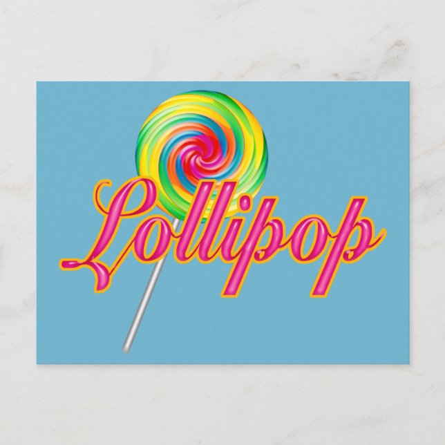 Lollipop Postcard (Front)