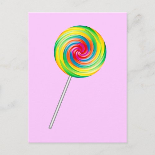 Lollipop Postcard