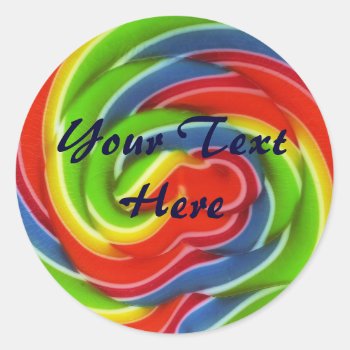 Lollipop Stickers by Customizables at Zazzle