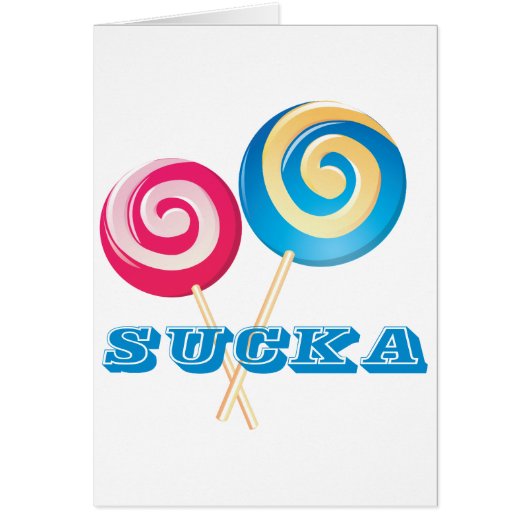 Lollipop Sucka Cards (Front)