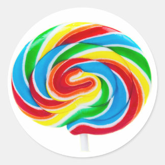 Lollipop Swirl Stickers (in 7 shapes)