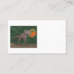 LOLLIPOP T-REX BUSINESS CARD