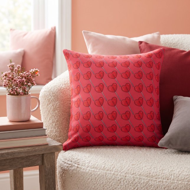 Lollipop Throw Pillow (Creator Uploaded)