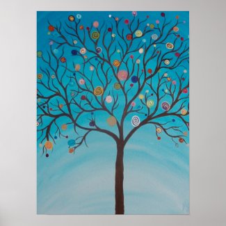 Lollipop Tree Poster