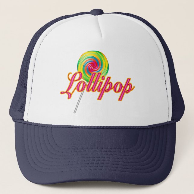 Lollipop Trucker Hat (Front)