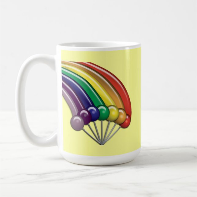 Lollipops and Rainbows Customizable Mugs (Left)