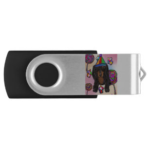 Lollipops Black Doxie Flash Drive