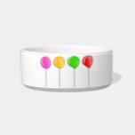 Lollipops Bowl<br><div class="desc">Illustration of a selection of four different coloured candy sweet lollypop treats. Image available on various gifts and products.</div>