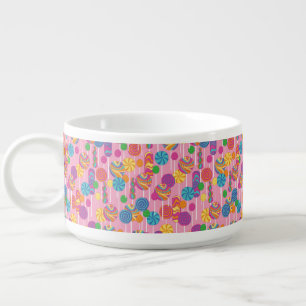 Lollipops Candy Pattern Bowl