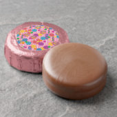 Lollipops Candy Pattern Dipped Oreo Cookie Favors (Unwrapped)