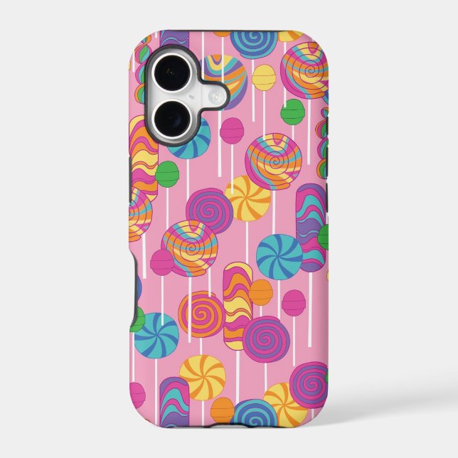 Lollipops Candy Pattern Iphone Case (Back)