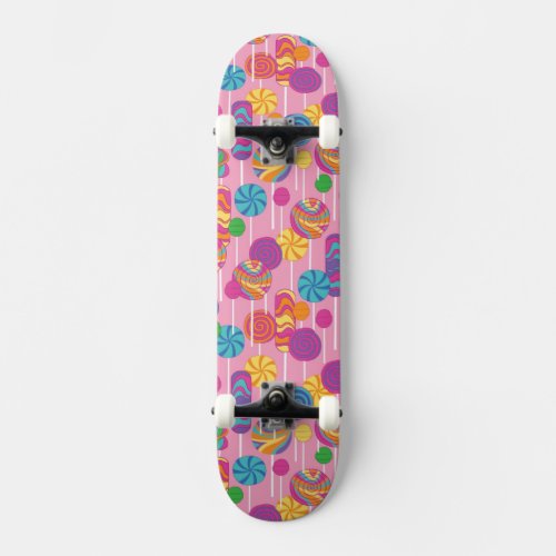 Lollipops Candy Pattern Skateboard Deck