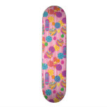 Lollipops Candy Pattern Skateboard Deck