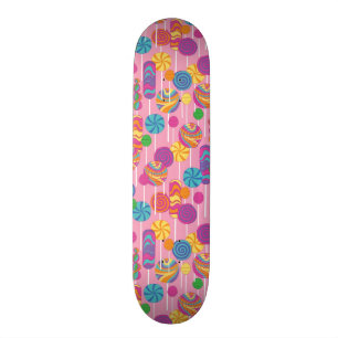 Lollipops Candy Pattern Skateboard Deck