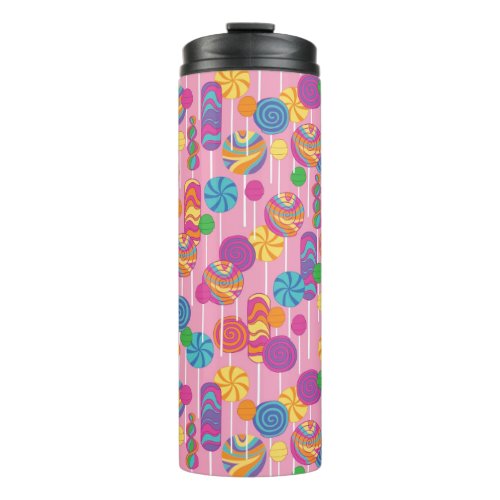 Lollipops Candy Pattern Thermal Tumbler