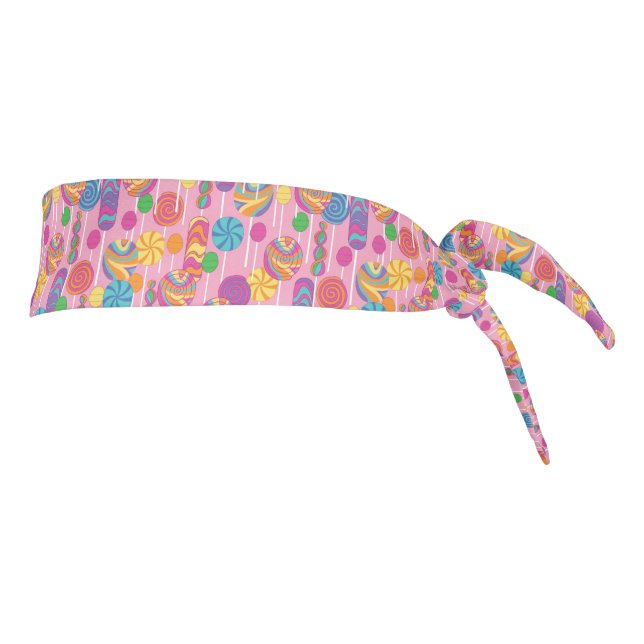 Lollipops Candy Pattern Tie Headband (Rotate 90)