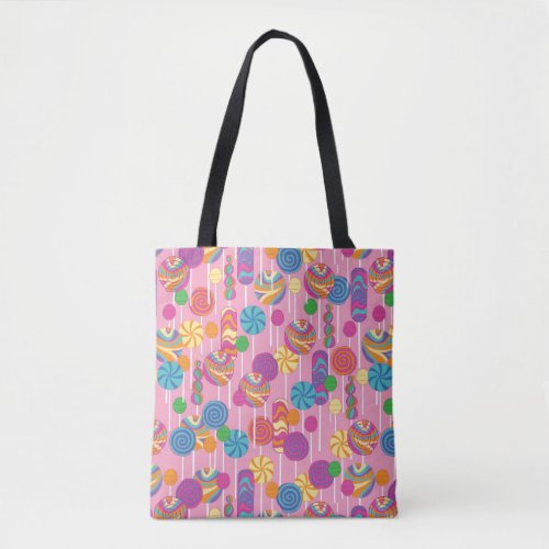Lollipops Candy Pattern Tote Bag