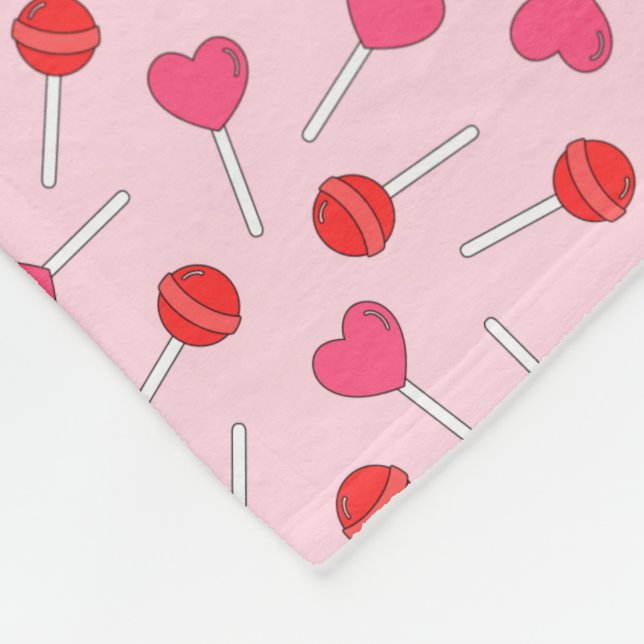 Lollipops Fleece Blanket (Corner)
