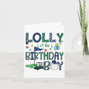 Lolly Of The Birthday Boy Hole In One Golf Lover Card