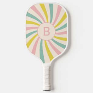 'Lollypop Vibes', retro personalized Pickleball Paddle