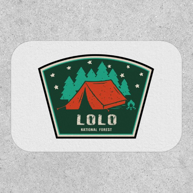Lolo National Forest Montana Camping Patch (Front)